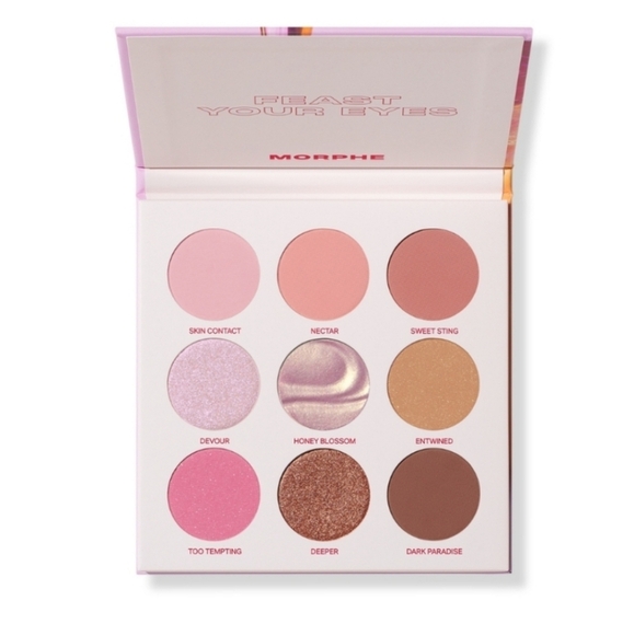 Morphe Forbidden Honey Eyeshadow Palette, Shimmer and Matte Finishes, New - Picture 2 of 4